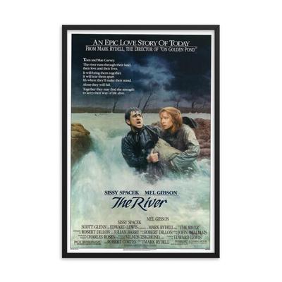 The River 1984 REPRINT   poster