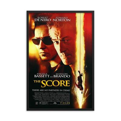 The Score 2001 REPRINT   poster