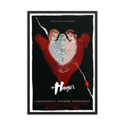 The Hunger 1983 REPRINT   poster