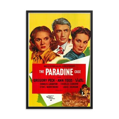 The Paradine Case 1956 REPRINT poster
