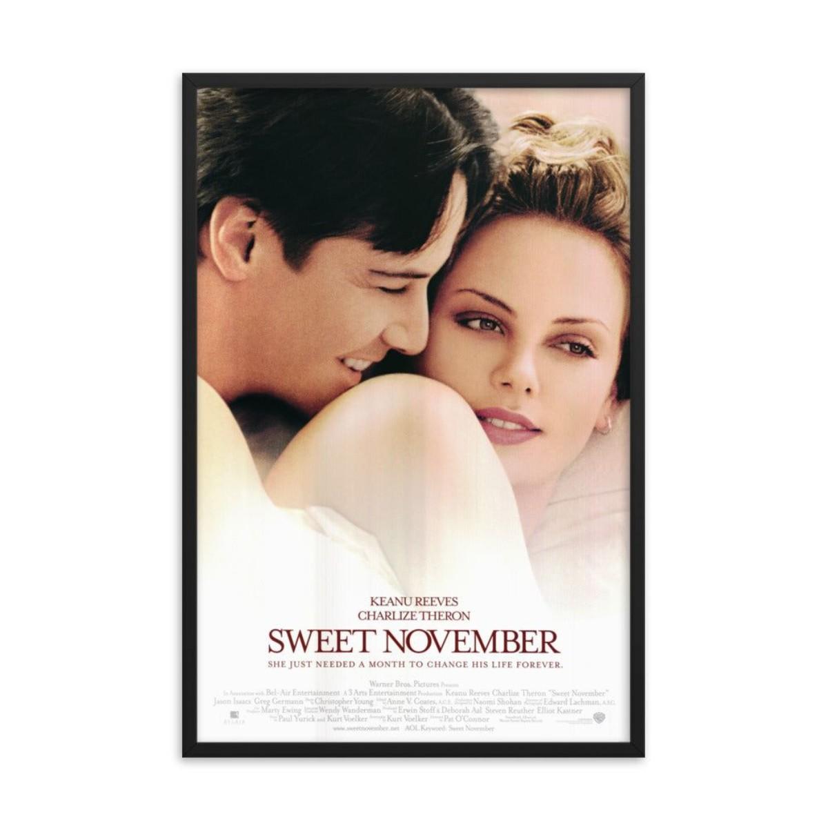 Sweet November 2001 REPRINT poster