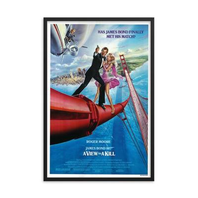A View to a Kill 1985 REPRINT   poster