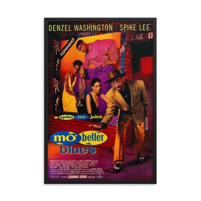 Mo' Better Blues 1990 REPRINT   poster