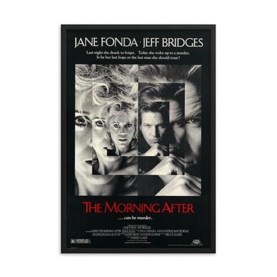 The Morning After 1986 REPRINT   poster