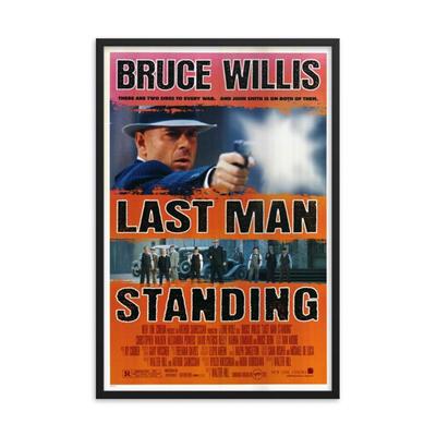 Last Man Standing 1996 REPRINT   poster