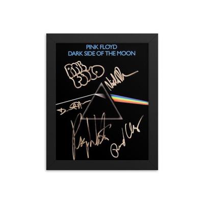 Pink Floyd signed music book Framed Reprint