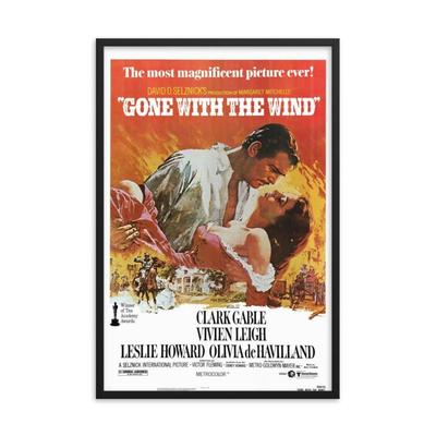 Gone With the Wind 1980 REPRINT   poster