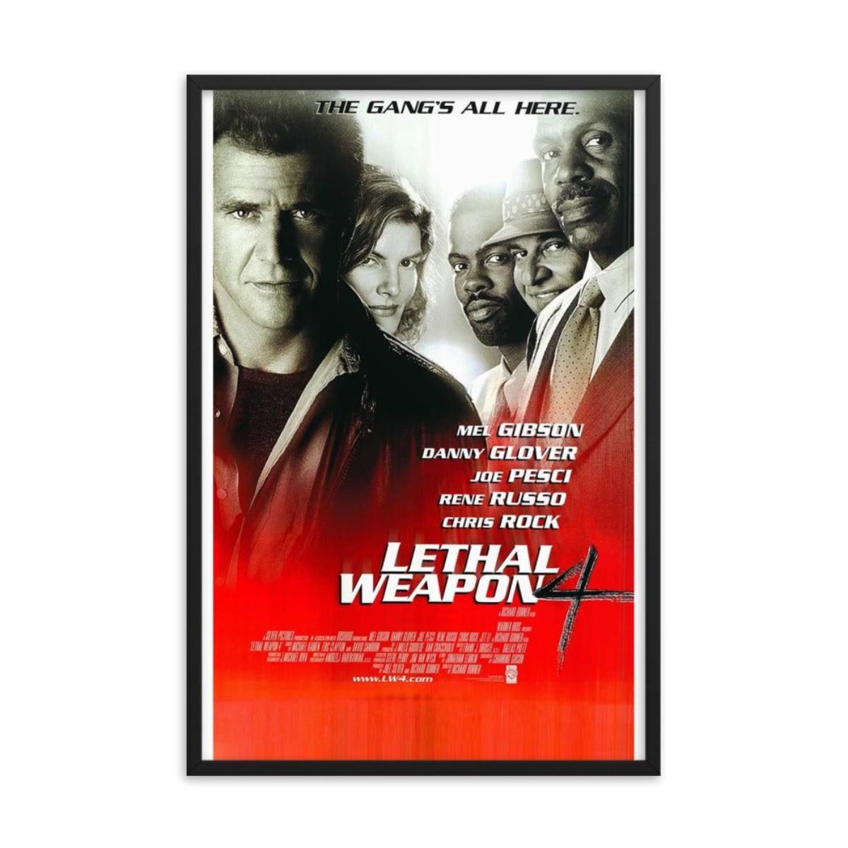 Lethal Weapon 4 1998 REPRINT poster | EstateSales.org
