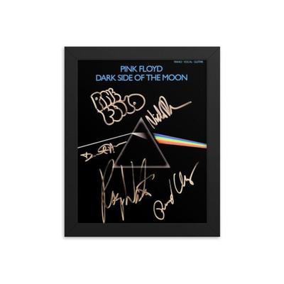 Pink Floyd signed sheet music Framed Reprint