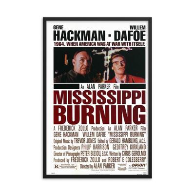 Mississippi Burning 1988 REPRINT   poster