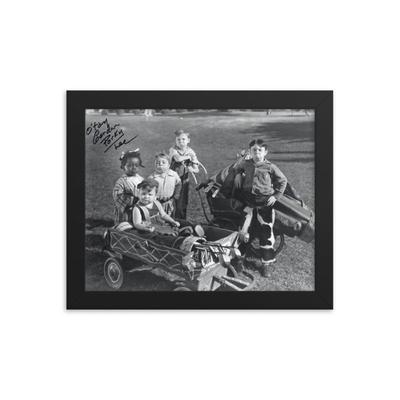 Our Gang signed photo REPRINT   Framed Reprint