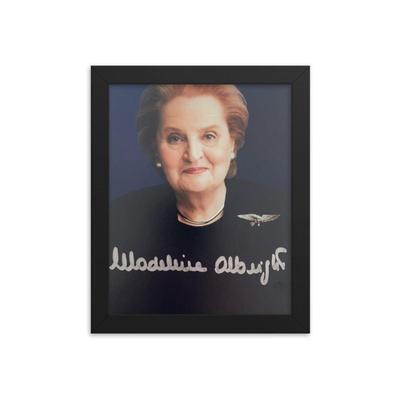 Madeline Albright signed photo REPRINT  REPRINT