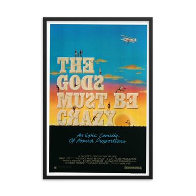 The Gods Must Be Crazy 1984 REPRINT   poster
