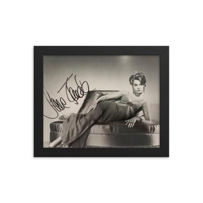 Jane Fonda signed photo REPRINT   Framed Reprint