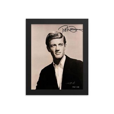 Peter Fonda signed portrait photo Framed Reprint