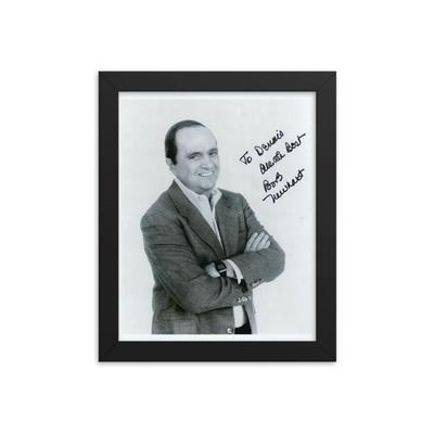 Bob Newhart signed photo REPRINT   Framed Reprint