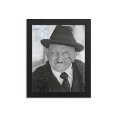 Billy Barty signed photo REPRINT   Framed Reprint