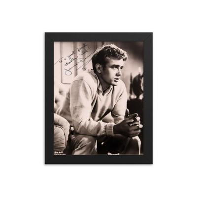 James Dean signed   still photo Framed Reprint