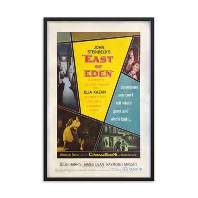 East of Eden 1955 REPRINT linen backed   poster