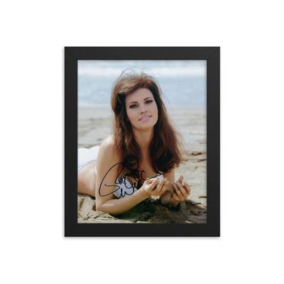 Racquel Welch signed photo REPRINT    