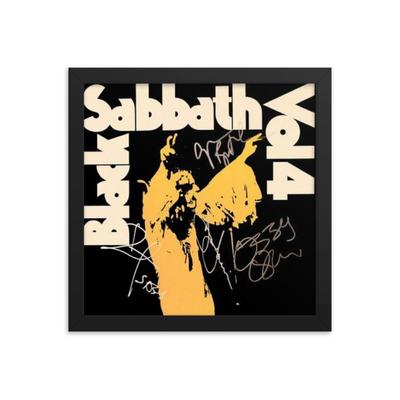 Black Sabbath signed 