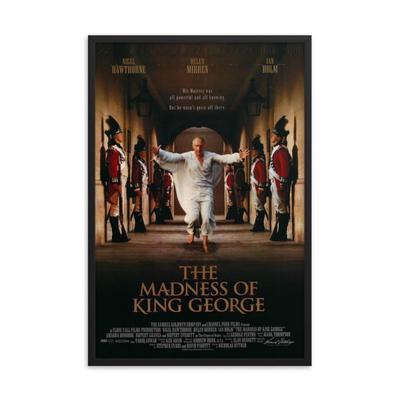 The Madness of King George 1994 REPRINT   poster