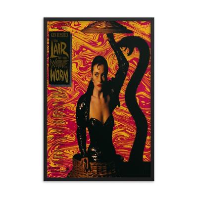 The Lair of the White Worm 1988 REPRINT   poster