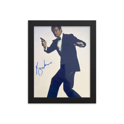 James Bond Roger Moore signed photo REPRINT 