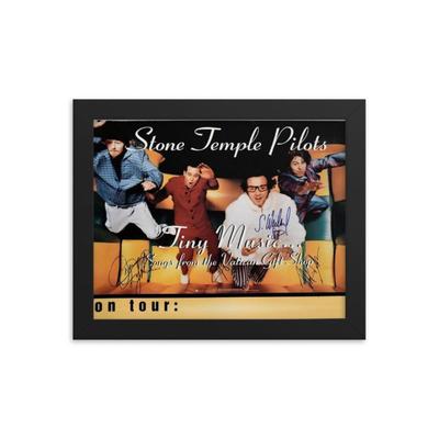 Stone Temple Pilots signed tour poster REPRINT