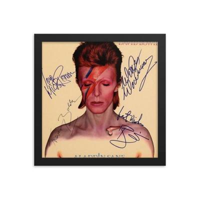 David Bowie signed album REPRINT