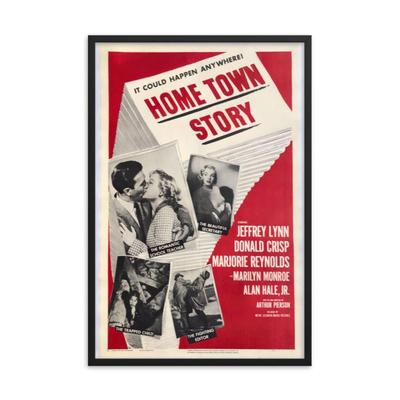 Home Town Story 1951 REPRINT poster