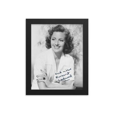 Margaret Lockwood signed photo REPRINT   .