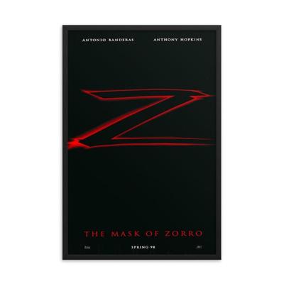 The Mask of Zorro 1998 REPRINT poster