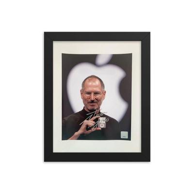 Apple founder Steve Jobs signed photo REPRINT    