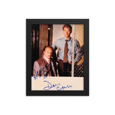 Dennis Franz and David Caruso signed photo REPRINT