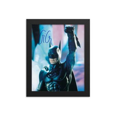 Batman & Robin George Clooney signed photo REPRINT