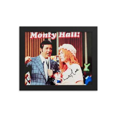 Monty Hall signed photo REPRINT