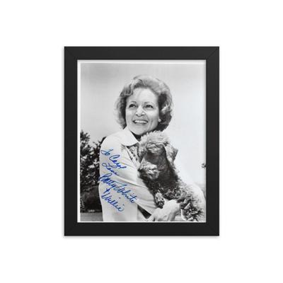 Betty White signed photo REPRINT