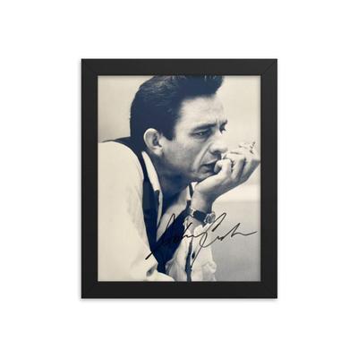 Johnny Cash signed photo REPRINT