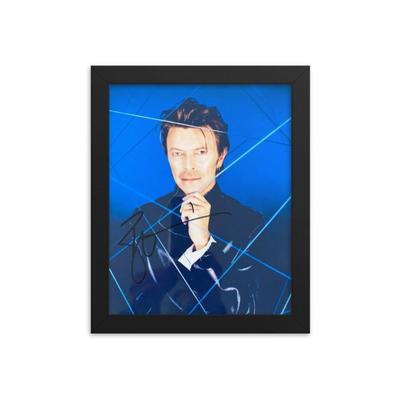 David Bowie signed photo REPRINT