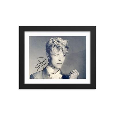 David Bowie signed photo REPRINT
