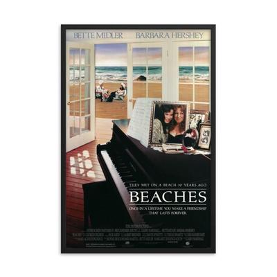Beaches 1988 REPRINT poster REPRINT