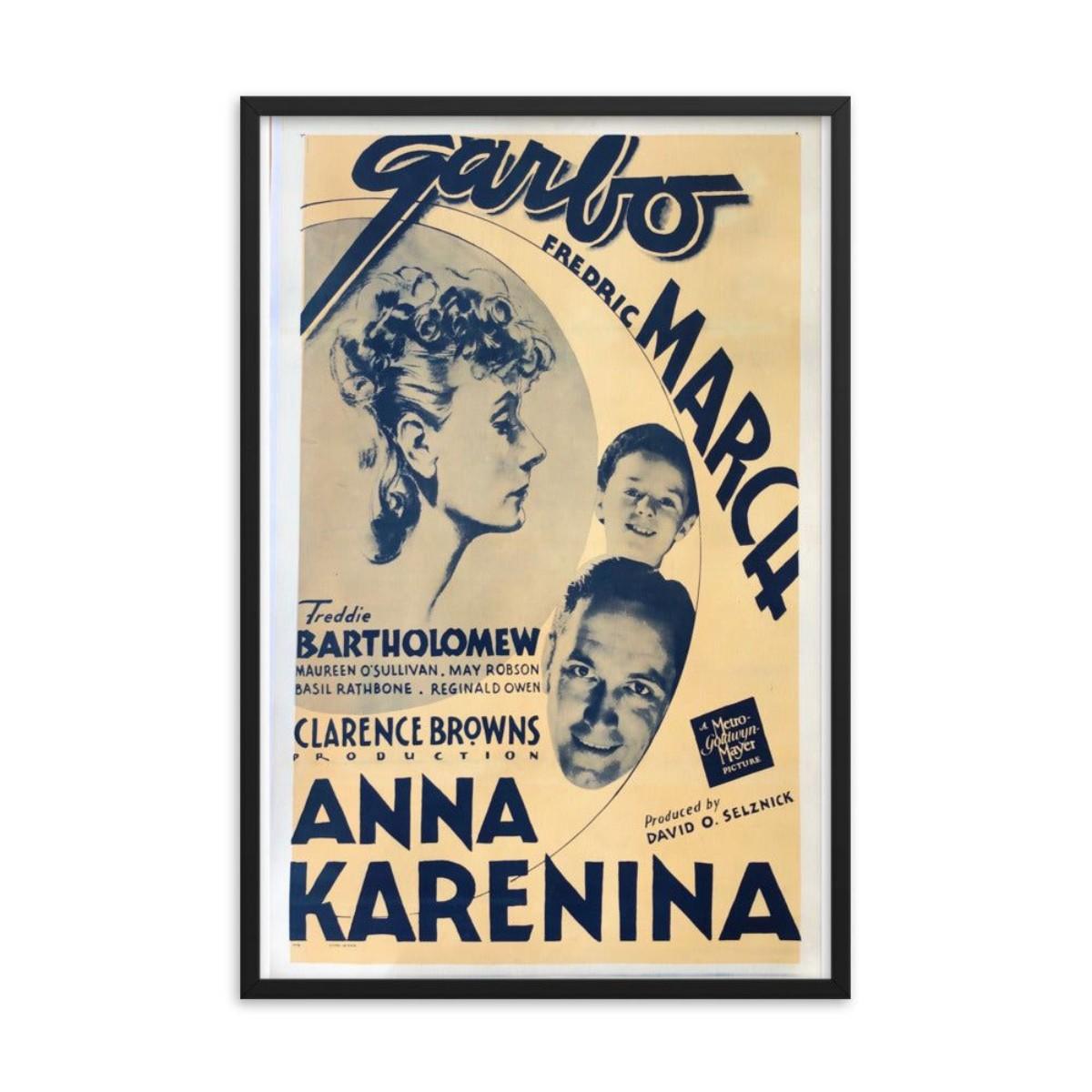 Anna Karenina 1962r Reprint Poster