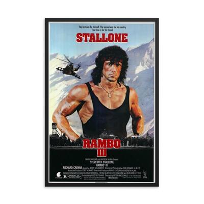 Rambo III 1988 REPRINT poster REPRINT