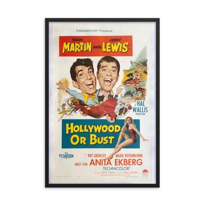 Hollywood or Bust 1956 REPRINT poster