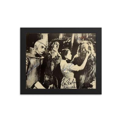 The Wizard of Oz cast signed  REPRINT