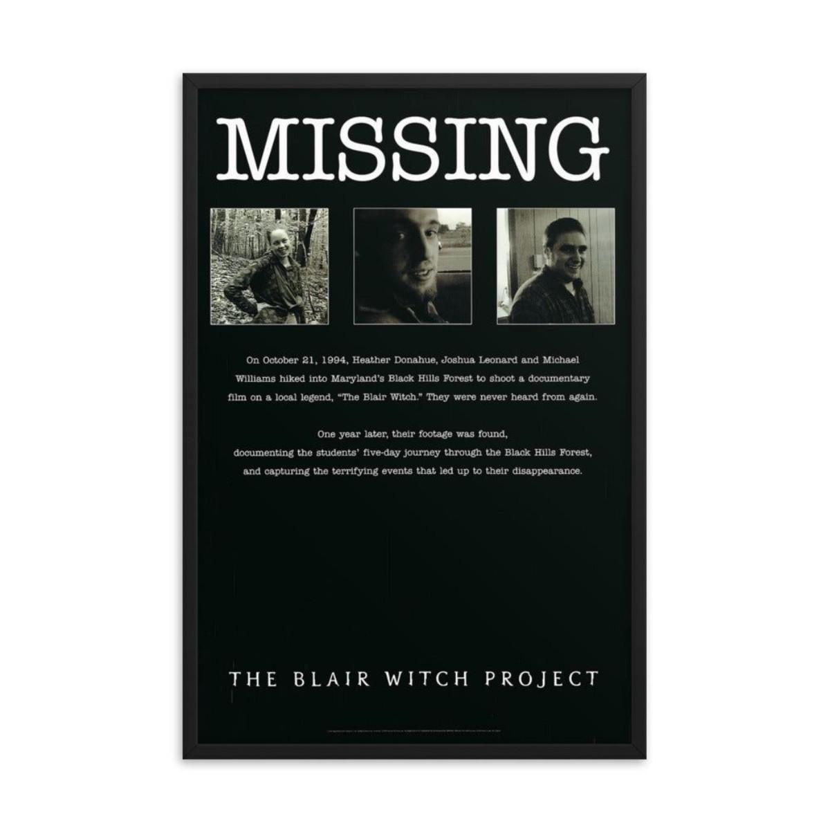 The Blair Witch Project 1999 REPRINT poster | EstateSales.org