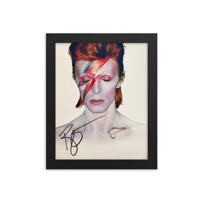 David Bowie Aladdin Sane signed photo REPRINT