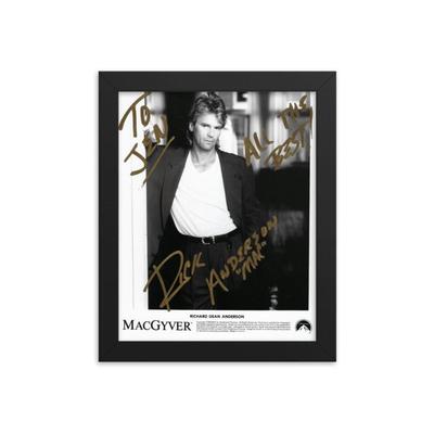 MacGyver Richard Dean Anderson signed REPRINT