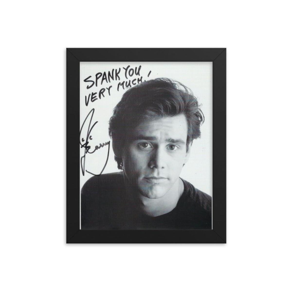 JIM CARREY Signed Photo Funny Scene COA Hologram main image 1